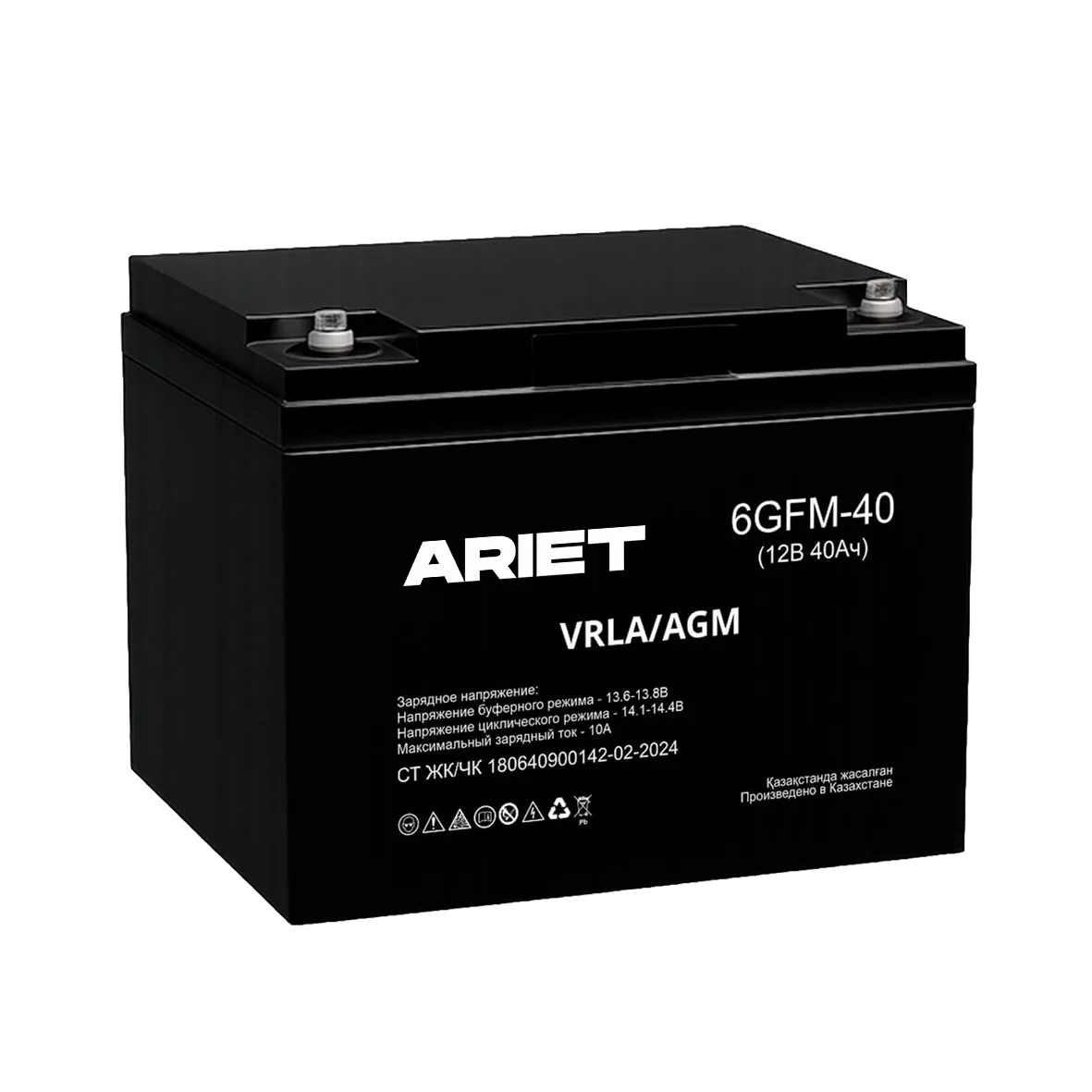 6GFM-40 12В 40Ач (VRLA)